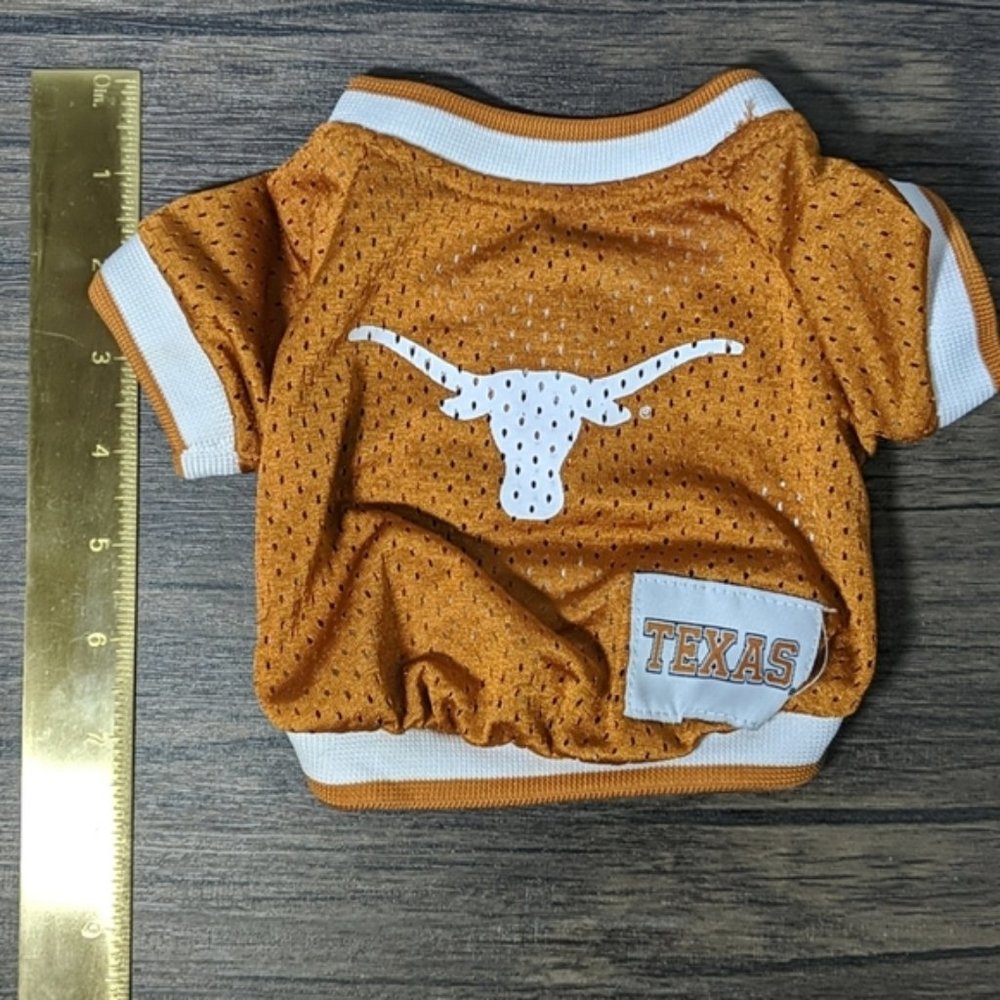 Texas longhorns dog jersey